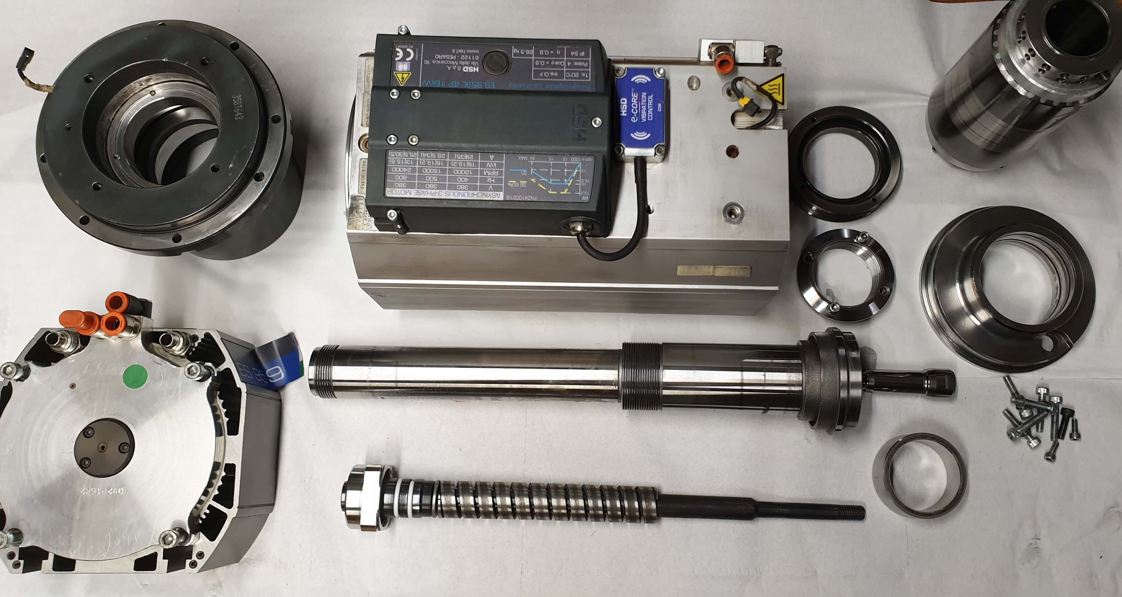 Naprawa elektrowrzeciona CNC